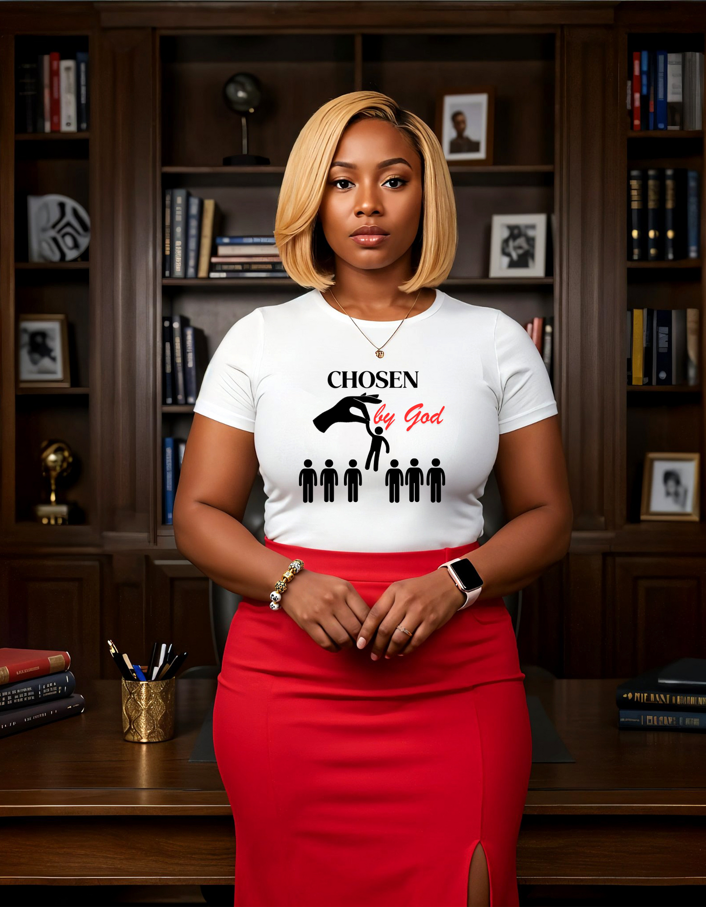 Chosen by God Unisex Softstyle T-Shirt – Faith Wear, Christian Apparel, Inspirational Gift, Statement Tee, Religious Clothing