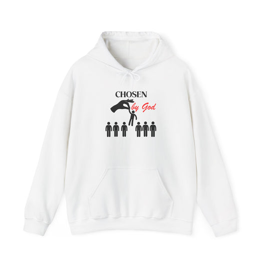 Chosen by God Hooded Sweatshirt, Unisex Religion Sweatshirt, Faith-Based Hoodies, Christian Gift, Spiritual Apparel